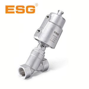 วาล์วปรับมุม ESG DN10 ถึง DN100 สแตนเลสเกลียวใน ซีลแข็งแรง 4.0 Mpa ควบคุมน้ำ น้ำมัน แก๊ส - Product Image 2