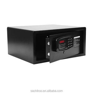 Coffre-fort de sécurité antivol pour chambre d'hôtel Sachikoo avec porte épaisse de 4 mm, serrure numérique électronique, montage mural - Product Image 1