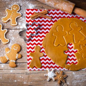 Tùy chỉnh bán buôn không thấm nước Quà Tặng X'mas gói thực phẩm bánh mì kẹp thịt bao bì giáng sinh vui vẻ không thấm mỡ giấy - Product Image 4