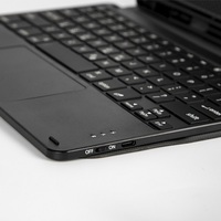 Casing Tablet Lipat Ultra Tipis OEM ODM Baru dengan Keyboard Membran Nirkabel BT 5.1 LED Backlit Isi Ulang dan Touchpad untuk iPad 10.5/10.2