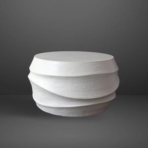 โต๊ะกาแฟคอนกรีตอเนกประสงค์โต๊ะข้างโซฟาเฟอร์นิเจอร์ห้องรับแขกในบ้านปรับแต่งได้สไตล์เวียดนาม - Product Image 3