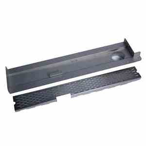 Griglia di Scarico Lineare Sottile per Doccia <span class=keywords><strong>e</strong></span> Vasca in Acciaio Inox Elettroplaccato - Product Image 3