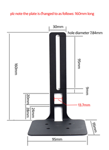 (1 Đôi = 2 Chiếc) SO-F1 95Cm-117Cm Tròn Columu Đế Có Thể Điều Chỉnh Âm Thanh Vòm Loa Tầng Đứng Gắn Giá Đỡ <span class=keywords><strong>Sonos</strong></span> <span class=keywords><strong>Play</strong></span> 1 - Product Image 4