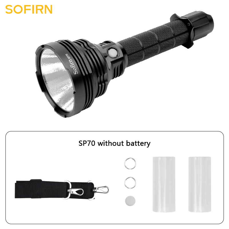 ライト・ランタン Sofirn SP70 5500lm Sofirn SP70 Rechargeable Flashlight: 5500LM Brightness, 687M Range