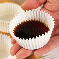 Moules à cupcakes jetables blancs, résistants à la graisse, antiadhésifs, résistants à la chaleur, écologiques, adaptés au four, non toxiques, pour pâtisserie et fêtes