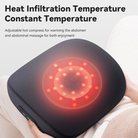 Coussin de massage chauffant USB rechargeable avec contrôle manuel filaire pour soulager les douleurs cervicales, portable pour la maison et les voyages, NON marque modèle A06