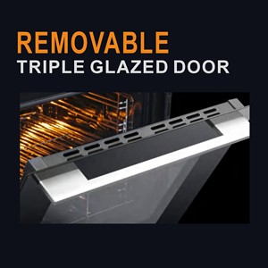 Hot bán giá rẻ điện tường lò được xây dựng trong lò đôi - Product Image 4