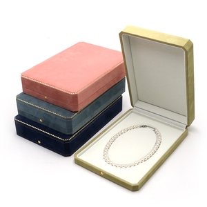 Octagonal Shaped Large <b>Jewelry</b> <b>Box</b> Velvet Material <b>Necklace</b> <b>Jewelry</b> <b>Box</b> Minimally Designed <b>Jewelry</b> <b>Box</b> - Product Image 1