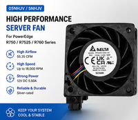Ventilateur de serveur haute performance Dell 05NHJV 5NHJV d'origine, neuf, de qualité argent, 5,50 A 12 V pour PowerEdge R750 R7525 R760
