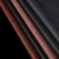 Maßgefertigtes Zweifarbiges PVC-Wildlederimitat Wendbare Synthetische Lederrolle Abriebfest für Fußball Sofa Tasche Kleid