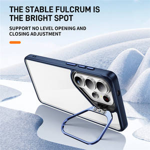 Coque de téléphone portable hybride antichoc en TPU et acrylique avec support d'appareil photo et béquille pour <span class=keywords><strong>Samsung</strong></span> S26 Ultra S25 S24 Plus - Product Image 4