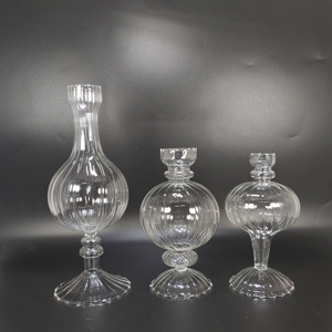 <span class=keywords><strong>Vase</strong></span> à fleurs en verre côtelé pour femmes, Mini <span class=keywords><strong>Vase</strong></span> de fleurs simple et clair, <span class=keywords><strong>Vase</strong></span> à fleurs bas, mignon et pour décoration intérieure, mariages et fleurs - Product Image 6