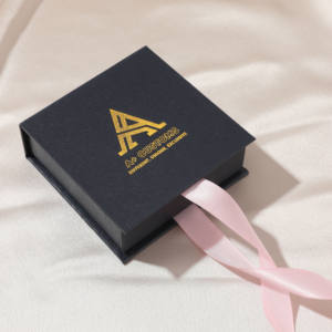 Caja de Joyería de Papel con Diseño Cuadrado de Lujo, Cierre Magnético, Cintas y Color Personalizado para Joyas Nuevas - Product Image 5