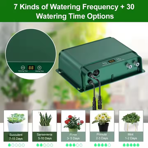 Kit d'arrosage solaire goutte à goutte pour serre banc tomates poivrons émetteur d'économie d'eau - Product Image 3