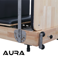 Tempat Tidur Lipat Wall-Lean Oak dengan Kaki Anti-Selip untuk Penyimpanan Apartemen, Reformer Lipat Kayu Oak