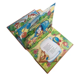 2024 OEM children 3D book pop up board book with Story Scenes