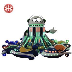 Petite machine de jeu de manège d'avion volant rotatif pour enfants de 6 places pour les enfants de 3 à 8 ans, manège d'avion à commande automatique - Product Image 4