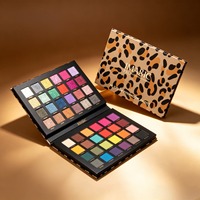 Palette d'ombres à paupières léopard tendance IMAGIC en gros, 48 couleurs, fini mat et scintillant, polarisé, double couche magnétique pour les looks des yeux