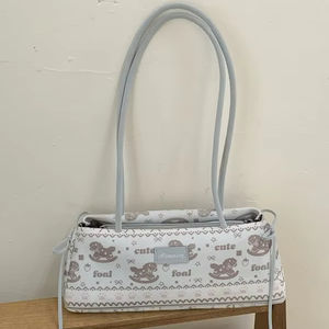 New Premium Korean Stylish Hand Carry Boston <b>Bag</b> for Women 2026 Spring Luxury Shoulder <b>Underarm</b> <b>Bag</b> Handbag - Product Image 1