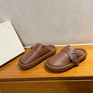 Sabots pour femmes à plateforme avec bandeau vintage, confortables, à semelle plate, décontractés, style loungewear, pantacourts et sandales d'extérieur - Product Image 3