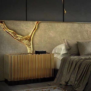 Más barato moderno último diseño beige terciopelo marco de madera de alta calidad gran reina boda casa plataforma cama para indio - Product Image 6