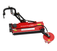 Orchard King 300 Tondeuse à fléaux Hydraulique Arbre Latéral Undertree Mulcher Swing Arm pour Vignobles Vergers Doté d'une Boîte de Vitesses Essentielle