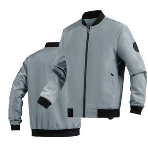 Chaqueta nueva 2025, cárdigan con cuello de béisbol, Chaqueta corta para <span class=keywords><strong>hombre</strong></span>, chaqueta holgada - Product Image 1