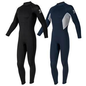 Combinaison de plongée en néoprène 3 mm pour homme, idéale pour le surf et la natation, anti-froid, anti-méduse, avec logo frontal, pour eaux chaudes et froides - Product Image 1