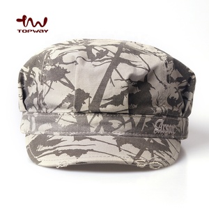 Casquettes plates personnalisées, casquettes de baseball cubaines, casquettes de combat, casquettes de cadet en tissu camouflage avec logo imprimé et brodé, casquettes de sport décontractées - Product Image 2