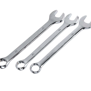 Chiave a ganasce aperta a estremità singola con finitura a specchio utensili manuali doppi ingranaggi chiave a bussola chiave a cricchetto Set di chiavi combinate - Product Image 5