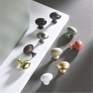 Série moderne monotrou poignée ovale Pigeon oeuf armoire tiroir pour cuisine chambre salle de bain hôtel petit bouton - Product Image 5