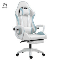 Chaise de jeu réglable EaseNeat pour adultes, fauteuil inclinable ergonomique avec repose-pieds rétractable