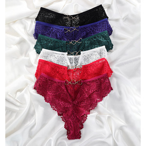 Le <span class=keywords><strong>donne</strong></span> svuotano le mutandine della biancheria intima <span class=keywords><strong>delle</strong></span> <span class=keywords><strong>donne</strong></span> accessorio del cuore a vita bassa Sexy in pizzo <span class=keywords><strong>segreto</strong></span> perizoma breve senza cuciture mutandina - Product Image 3