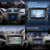 Autoradio Android Hikity 7 ''8 cœurs Autoradio Carplay GPS WiFi pour VW/PASSAT/SKODA/POLO/GOLF/SEAT/TOURAN/EOS OEM ODM Stéréo de voiture
