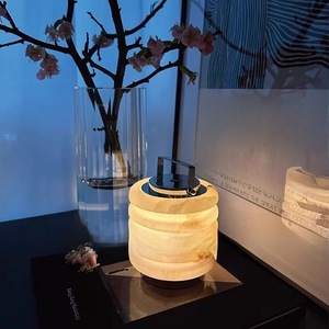 Portable Night <b>Light</b> Ambient <b>LED</b> Lamp <b>USB</b> Rechargeable Touch Control Round Home Decor Gift - Product Image 1