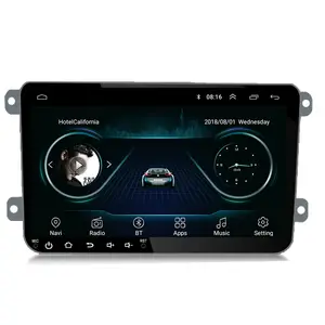 2 Din Android Radio 9 Inch Met Video Stereo Multimedia Speler Voor Jetta/Glof/Polo/Passat/bora/Magotan/Sagitar/Tiguan Voor Vw