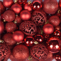 Lot de 100 Boules de Noël Personnalisées Incassables Imprimées en Sérigraphie 1 Couleur, Creuses, Décorations pour Arbre de Noël, Vente en Gros