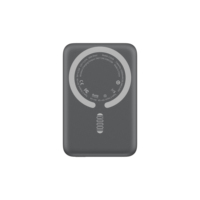 C1039 Nouveauté Chargeur portable sans fil magnétique en alliage d'aluminium 10000mAh, batterie externe compacte, prix d'usine