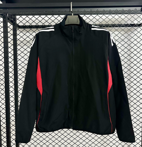 سترة واقية من الرياح للتدريب للبالغين بلون أزرق مخضر داكن، مقاومة للماء وصديقة للبيئة وتحمي من الأشعة فوق البنفسجية وقابلة للتنفس وخفيفة الوزن - Product Image 4