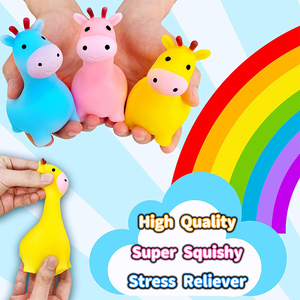 Juguetes Antiestrés de Jirafa, Juguetes para Apretar para Niños, Plástico Sezhicai - Product Image 3