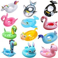 Bouée gonflable en PVC en forme de requin pour enfants, siège flottant à chevaucher pour tout-petits, idéale pour la plage en été