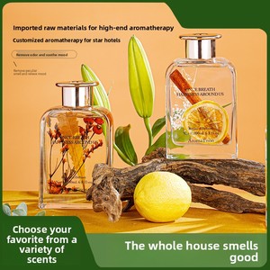 Regalo del Día de la Mujer: Difusor de Aromaterapia con Aceites Esenciales de Plantas, Difusor de Varillas para Hotel, Set de Regalo de Fragancia sin Llama para el Hogar, en Envase Cuadrado de Vidrio y Metal - Product Image 3