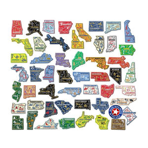 מותאם אישית לוגו מתכת מגנט מקרר מגנט מותאם אישית 3d ארצות הברית מפת מקרר מגנט - Product Image 1