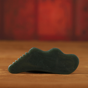 Venta al por mayor de <span class=keywords><strong>Gua</strong></span> <span class=keywords><strong>Sha</strong></span> de Jadeíta Verde para Terapia de Meridianos y Masajes Faciales y Corporales, Jade Nefrita de Hetian - Product Image 2