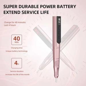 Taladro eléctrico <span class=keywords><strong>para</strong></span> uñas de 35000RPM, máquina de manicura y <span class=keywords><strong>pedicura</strong></span> <span class=keywords><strong>para</strong></span> pulir en Gel, <span class=keywords><strong>torno</strong></span> <span class=keywords><strong>profesional</strong></span> <span class=keywords><strong>para</strong></span> uñas, cortadores de bajo ruido, Kit de lima de uñas - Product Image 4