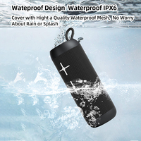 Precio bajo Inalámbrico Bluetooth Altavoces portátiles a prueba de agua IPX6 Fiesta al aire libre Uso Funciona con pilas Plástico Compatible Apple