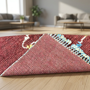 Ocean Art Collection Premium Wool Silk Plush <b>Pile</b> Kilim Geometric Pattern Extra <b>Thick</b> Non-Slip Designer <b>Rug</b> - Product Image 1