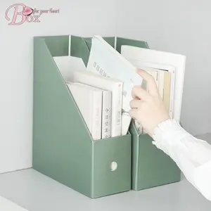 Desk Accessories Storage Box A4 Cardboard Magazine File Holder Box Office supplier File Organizer