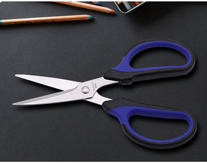 전문 재단사 가위 스테인레스 스틸 8 인치 부드러운 가장자리 왼손 바느질 자수 가위 인체 공학적 손잡이 DIY - Product Image 5