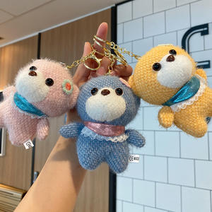 Ours en peluche très vendu pour porte-clés, ours en peluche super doux fait à la main, pendentif en peluche, poupées textiles avec du coton PP pour breloque de sac - Product Image 6